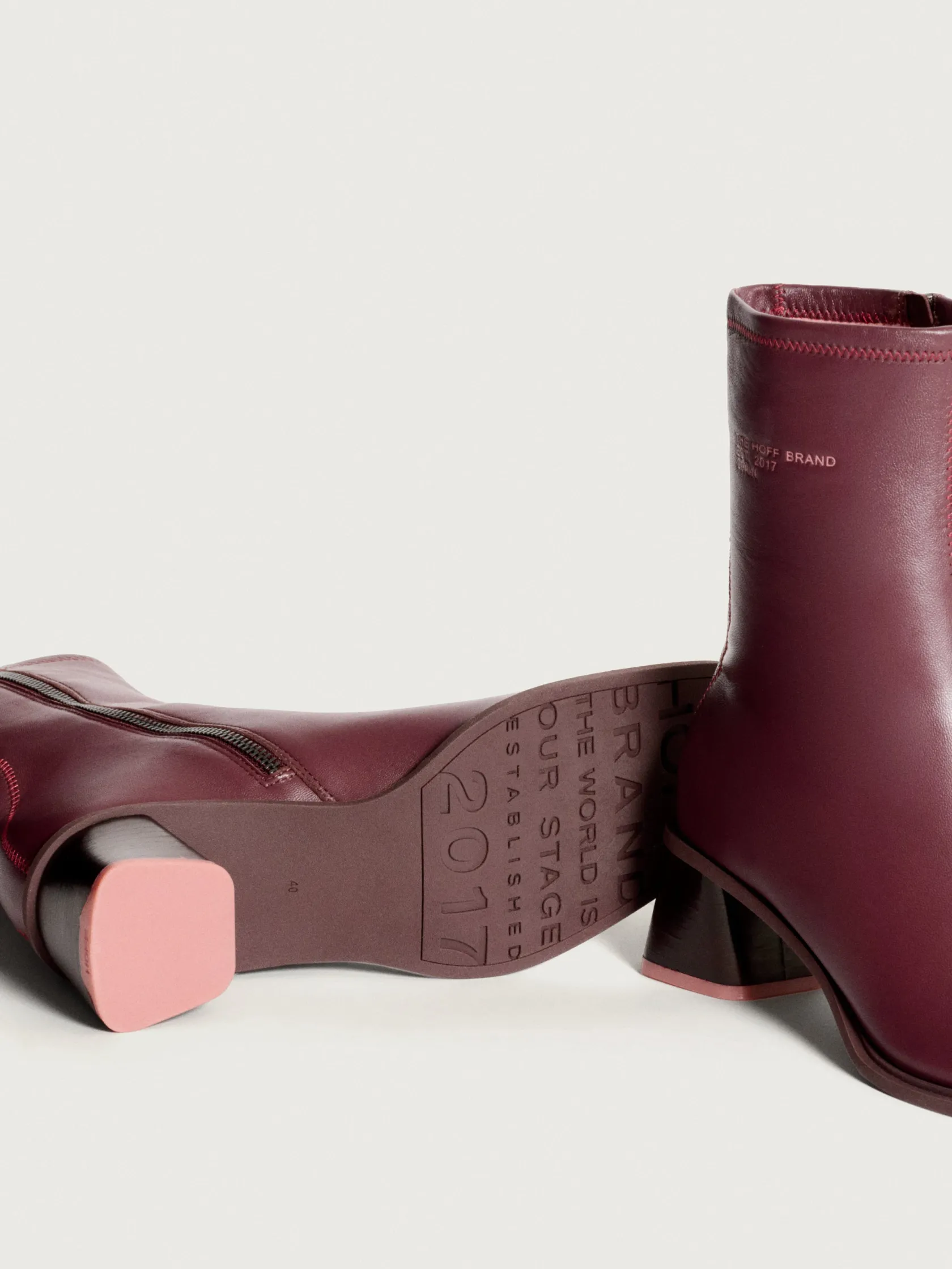 HOFF Botas Y Botines^BOTÍN TACÓN DATE BURDEOS