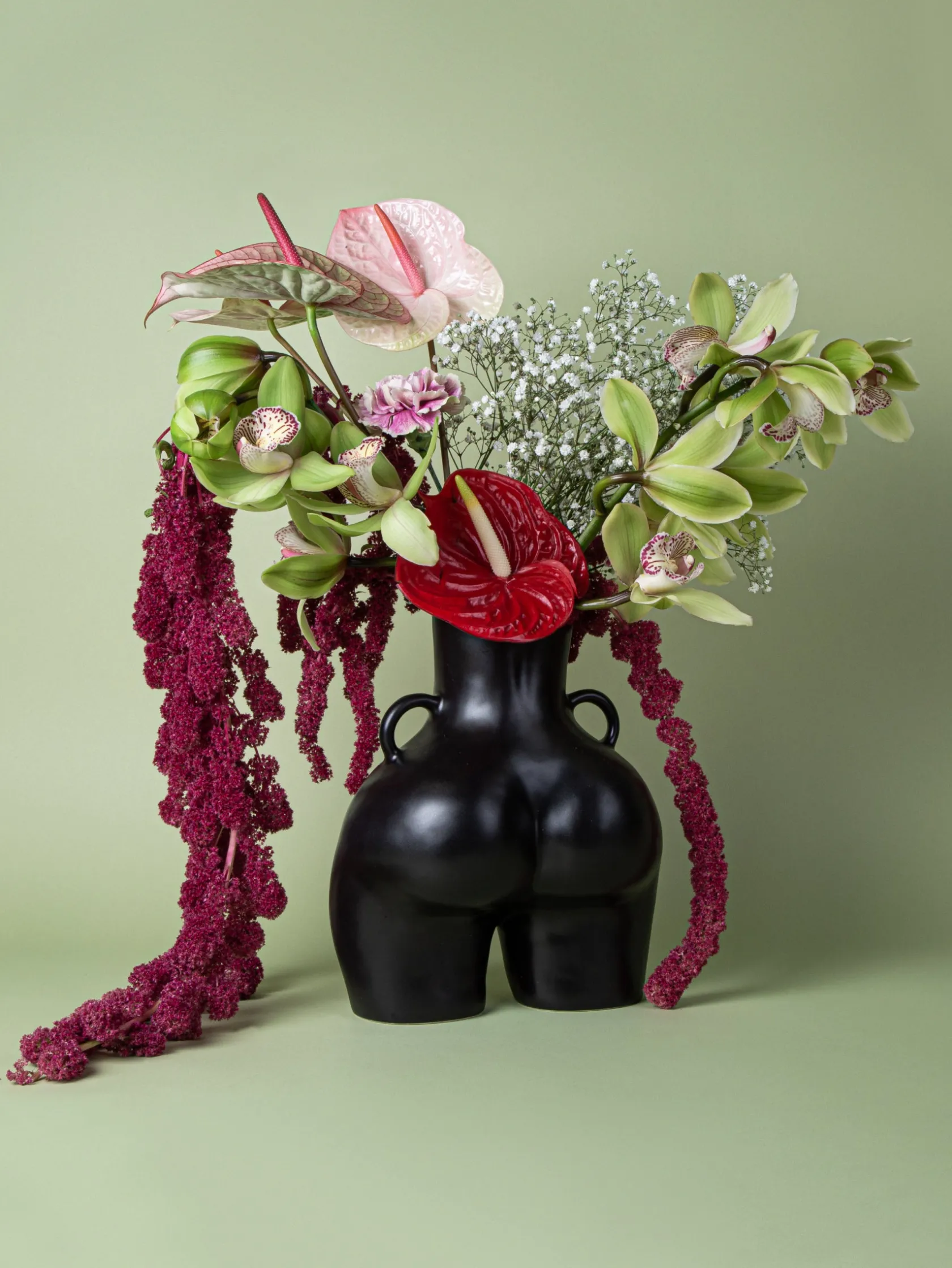 HOFF Decoración|Decoración^LOVE HANDLES VASE BLACK