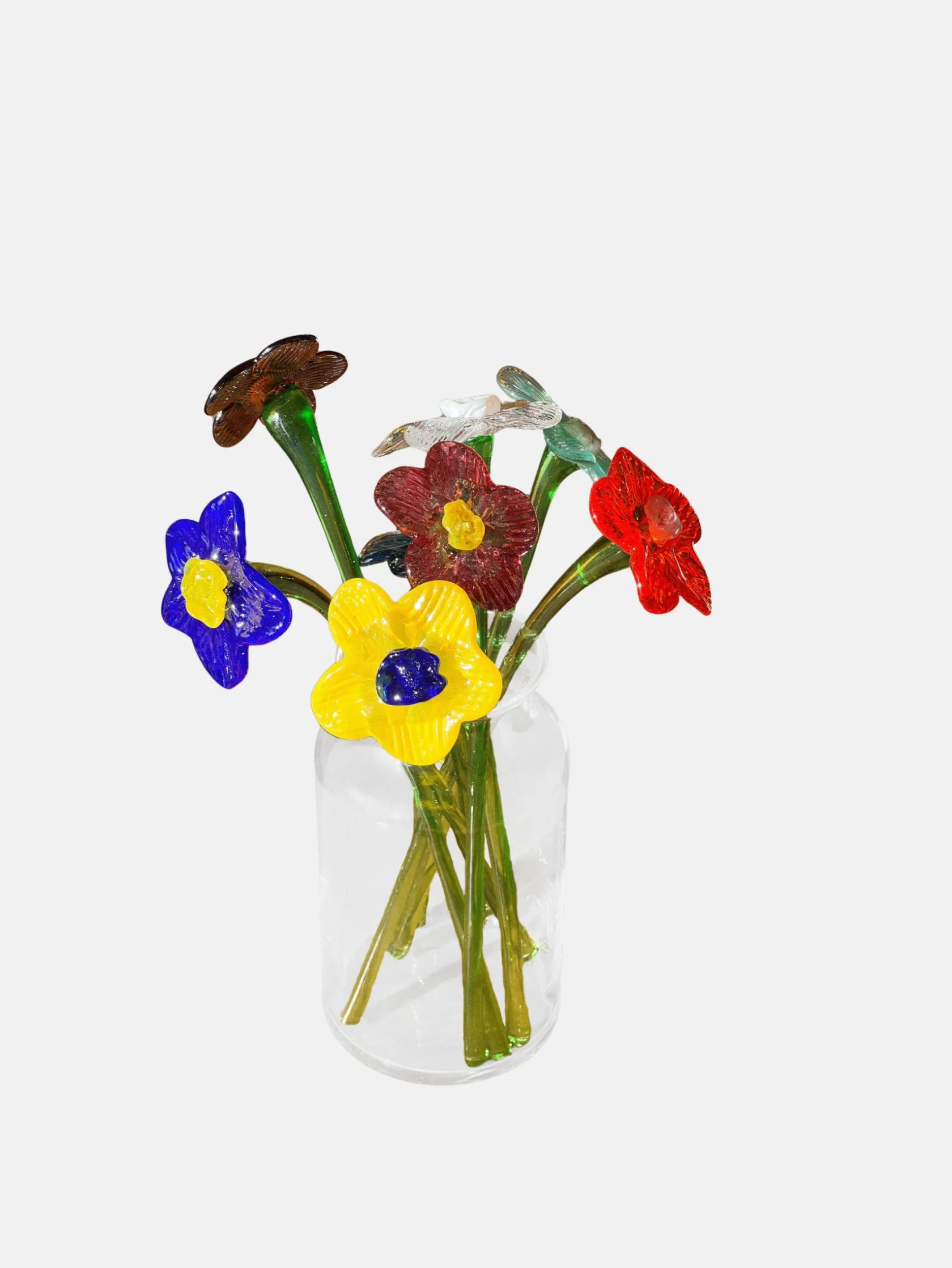 HOFF Decoración|Decoración^MOUTHBLOWN CRYSTAL FLOWER YELLOW