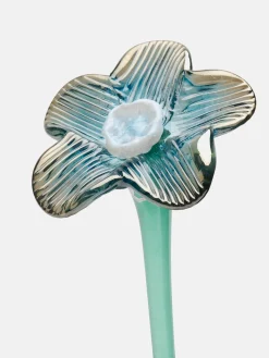 HOFF Decoración|Decoración^MOUTHBLOWN CRYSTAL FLOWER SILVER