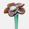 HOFF Decoración|Decoración^MOUTHBLOWN CRYSTAL FLOWER BROWN