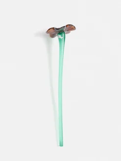 HOFF Decoración|Decoración^MOUTHBLOWN CRYSTAL FLOWER BROWN