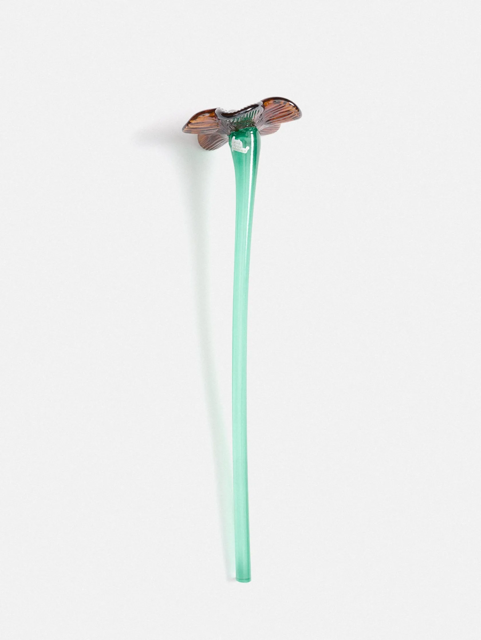 HOFF Decoración|Decoración^MOUTHBLOWN CRYSTAL FLOWER BROWN
