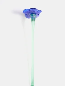 HOFF Decoración|Decoración^MOUTHBLOWN CRYSTAL FLOWER BLUE